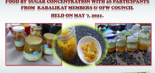 Narrative Report: OFW Kabalikat Sugar Concentration