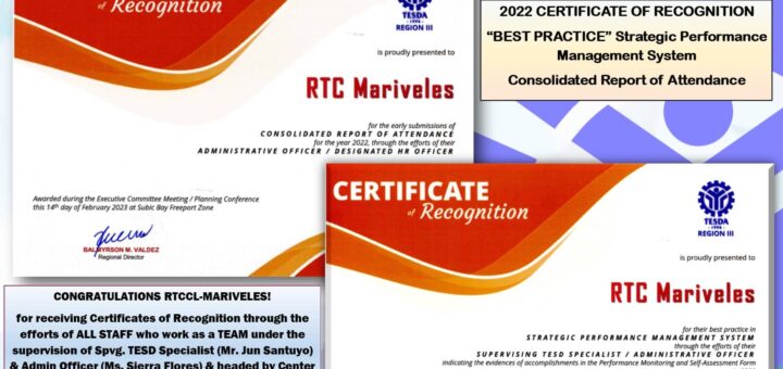 Congratulations RTCCL-Mariveles!